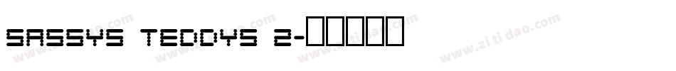 Sassys Teddys 2字体转换